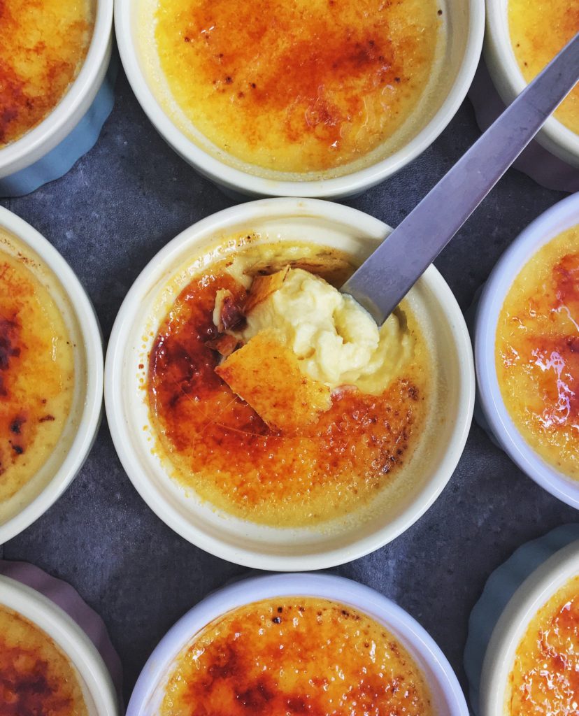 Creme Brulee de Cardamomo y Naranja