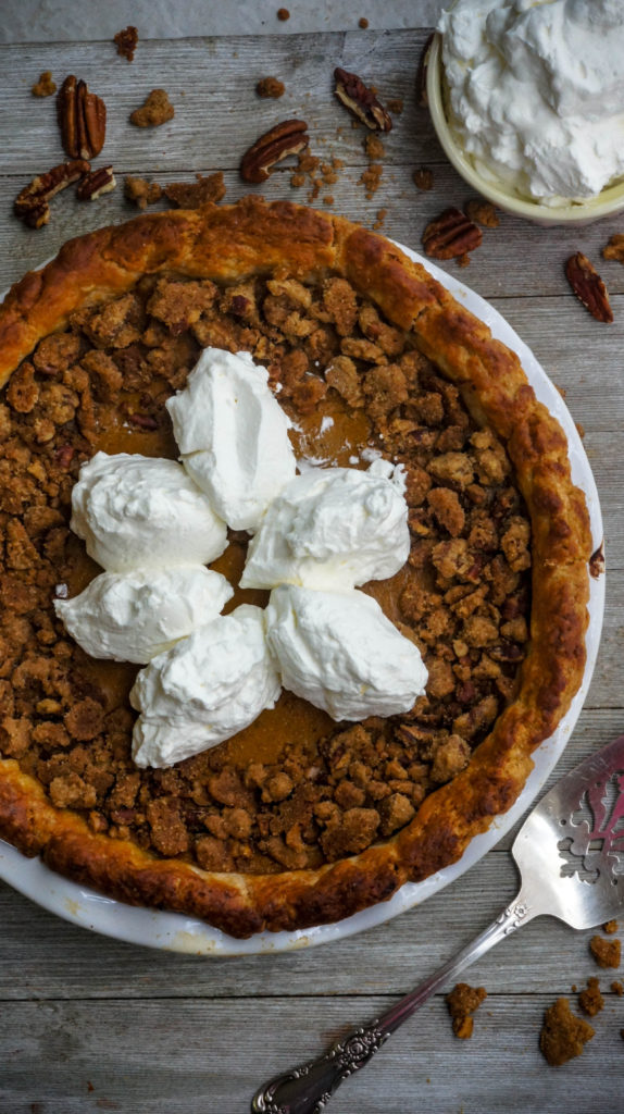 Receta Pie de Calabaza con Pecan Streusel