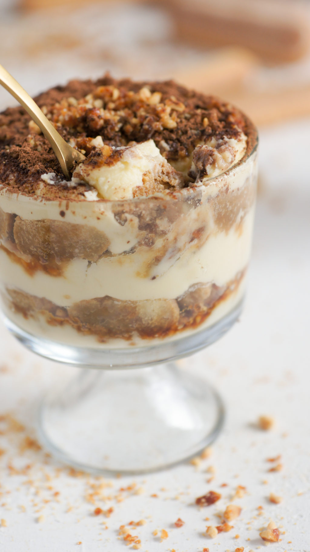 Tiramisú con Praliné de Avellanas